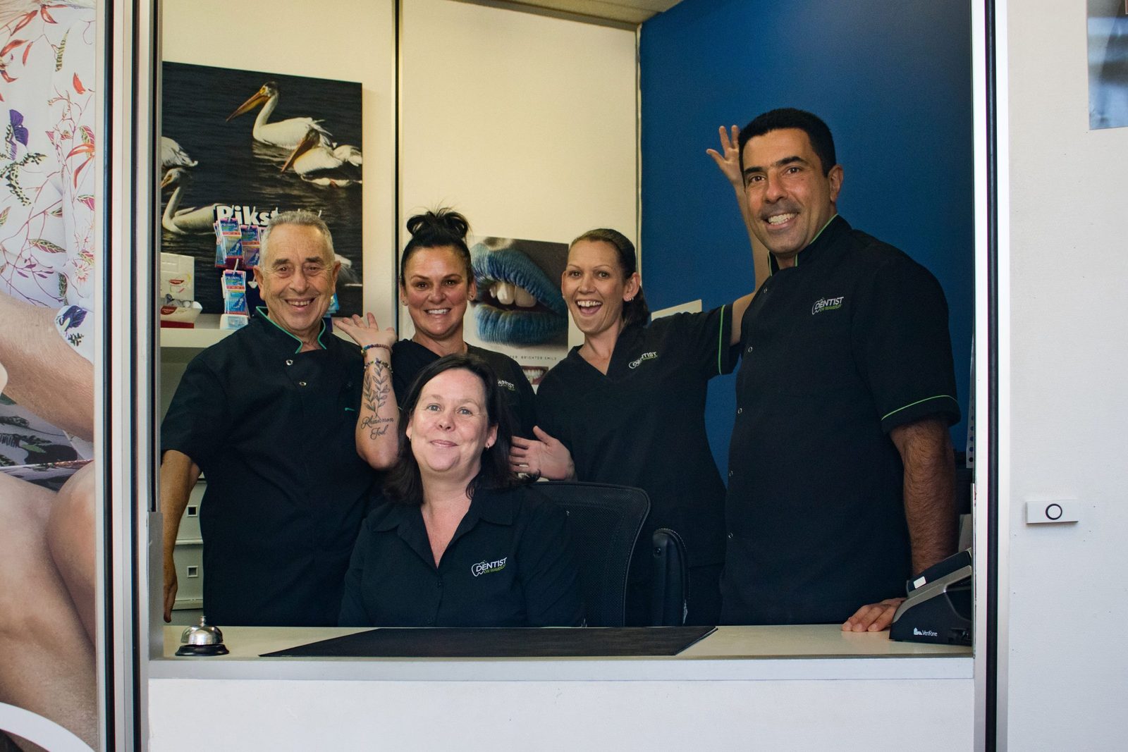 The Dentist on Waverley team at reception